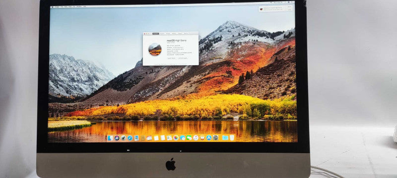 APPLE IMAC LATE 2012 27\\" INCH i7 3.4GHz QUAD 16GB RAM 128GB SSD 480GB HDD