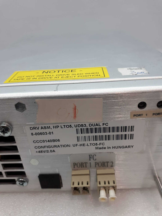 DRV ASM, HP LTO5 UDS3  FC Tape Drive Sled 8-00603-01 Q&