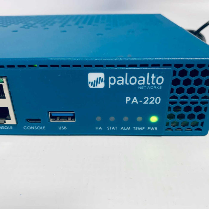 Palo Alto PA-220 Next Generation Firewall Appliance w/ PSU =