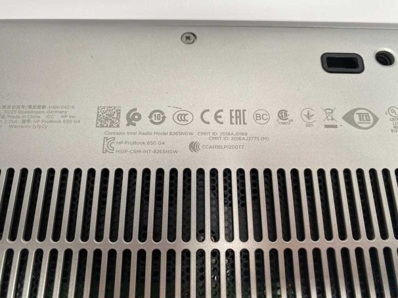 15.5\\" HP ProBook 650 G4 with i5-7200U CPU 8GB RAM & 256GB SSD Storage #
