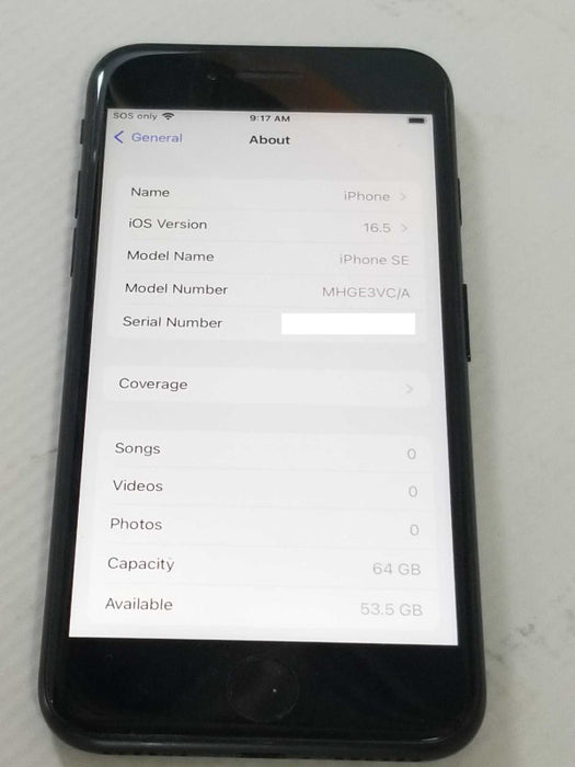 Apple iPhone SE 2020, 64GB, Unlocked Q_