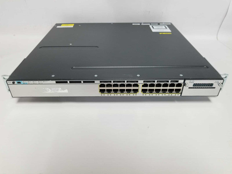 Cisco 3750-X series WS-C3750X-24T-E 24x port Gigabit Network Switch  Q#