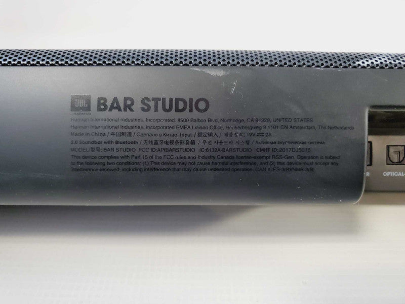 JBL Bar Studio 2.0 soundbar (