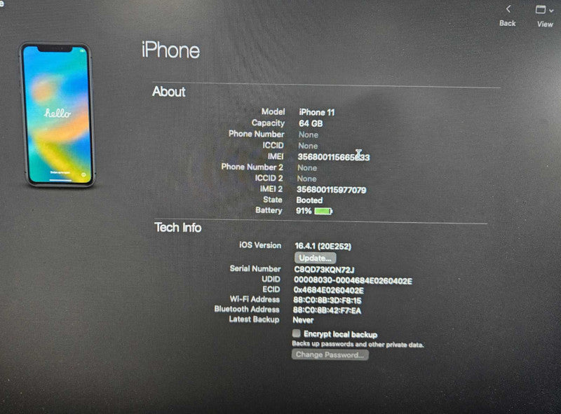 Apple iPhone 12 - 64GB - Black (Unlocked) *FOR PARTS* )