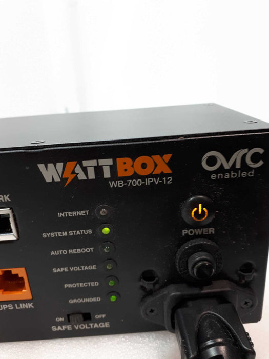 WattBox WB-700-IPV-12 Outlet Remote Managed ! SEE DESCRIPTION &