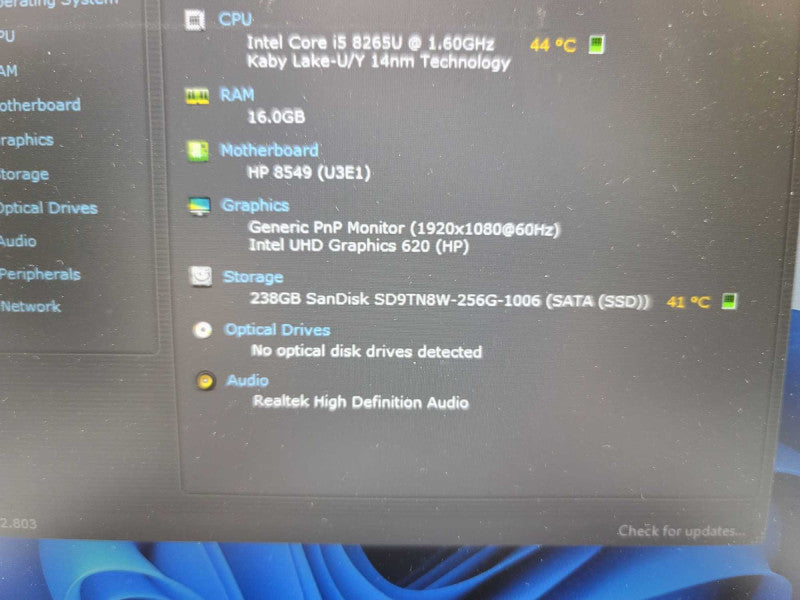 HP EliteBook 840 G6 i5-8265U, 16GB DDR4, 256GB SSD Î²