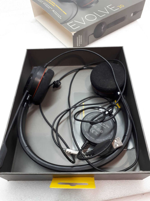 Jabra Evolve 20 MS Stereo Model  Noise Cancelling USB Headset &
