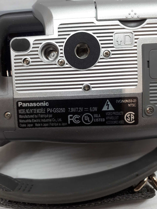 Panasonic PV-GS250 3.1MP 3CCD MiniDV Camcorder w/10x Optical Zoom &