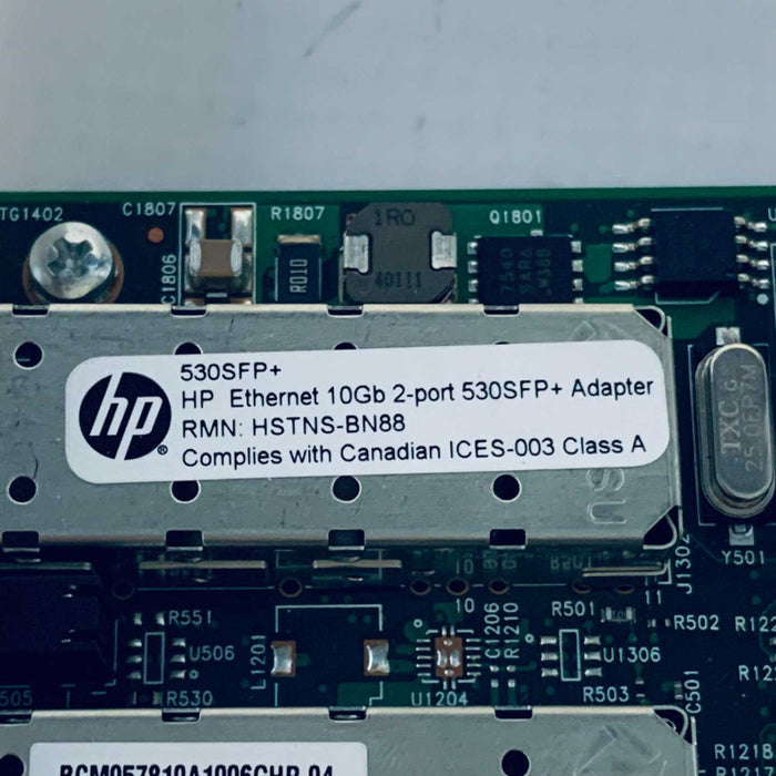 HP Ethernet 10Gb Dual Port 530SFP+ PCIe Adapter Card 656244-001 Q=