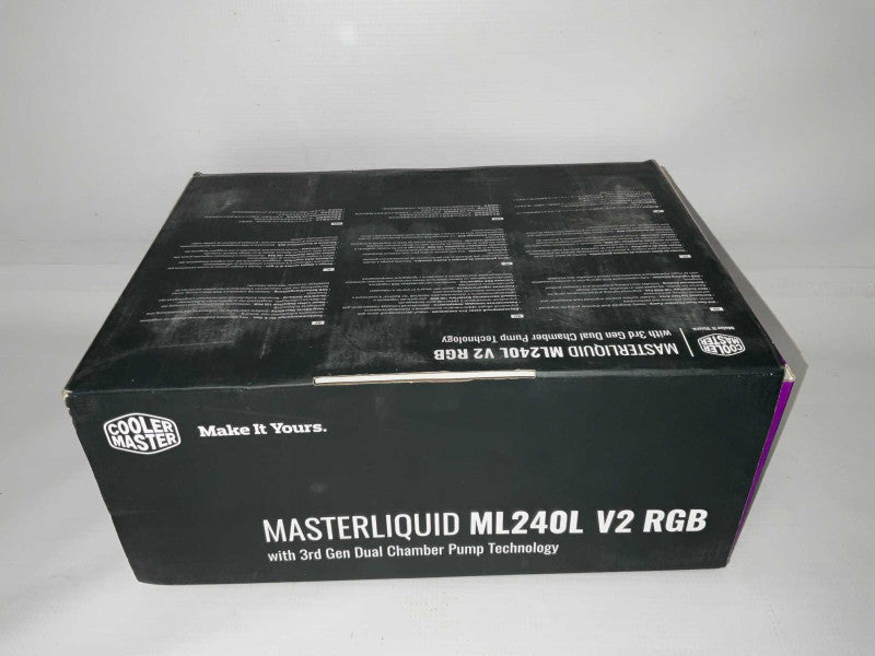 CoolerMaster MasterLiquid ml240l RGB v2 240MM AIO Cooler  Q-
