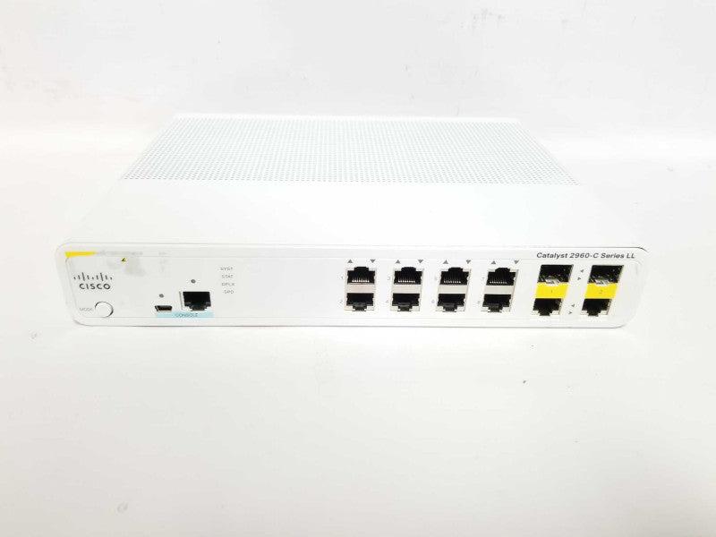 Cisco Catalyst 2960-C Series LL WS-C2960C-8TC-S Network Switch  Q#