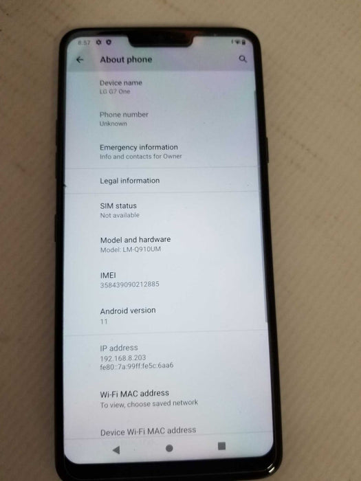 LG G7 One 32GB UNLOCKED  _