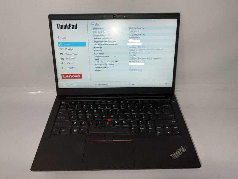 Lenovo E14 Gen 3 AMD Ryzen 5 5500U CPU 8GB RAM READ  -