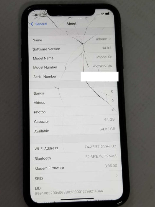 Apple iPhone XR 64GB, Unlocked, Read _