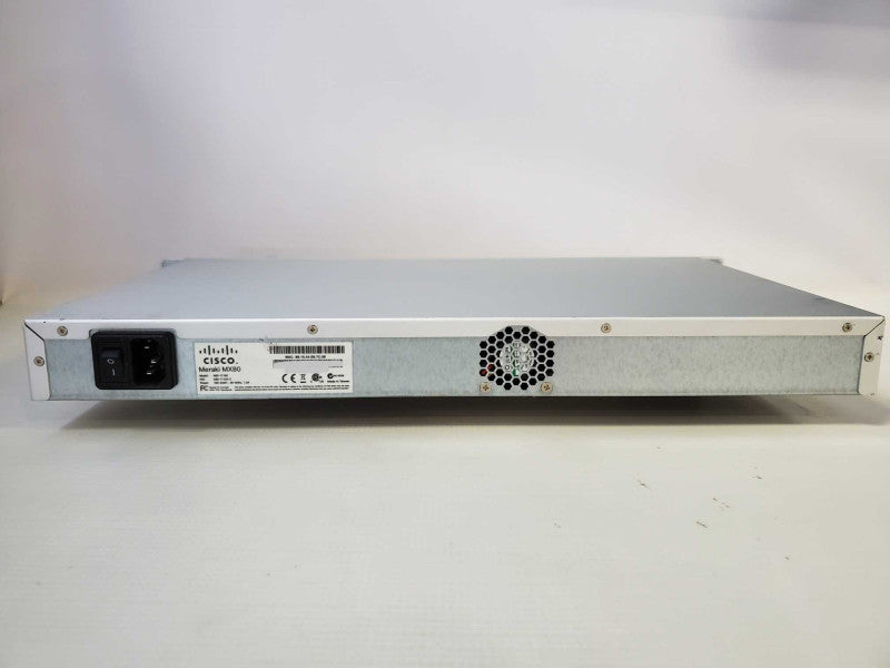 Cisco Meraki MX80 - MX80-HW UNCLAIMED Cloud Managed Firewall Q)