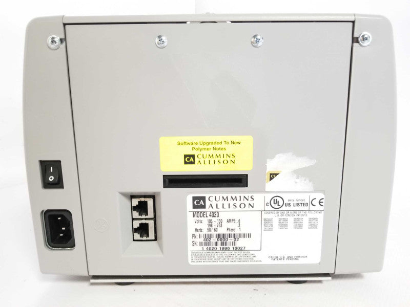 Cummins Allison JetCount 4020 Currency Counter Bill Cash Machine Q_