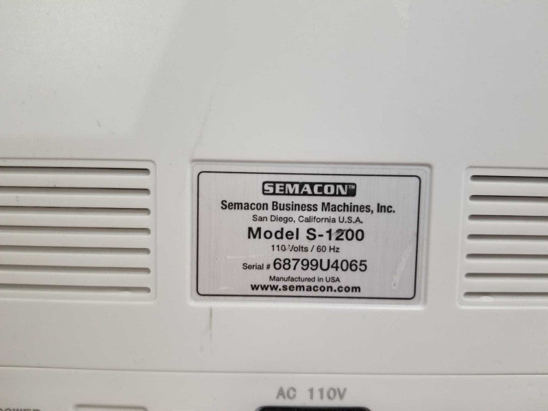 Semacon S-1200 Currency Counter _