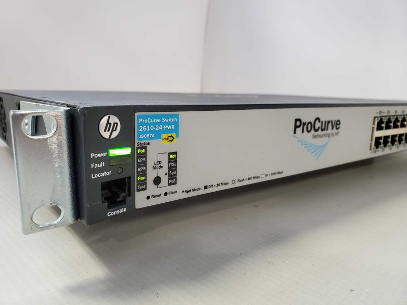 HP ProCurve J9087A 2610-24-PWR Ethernet Switch )