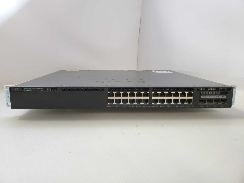 Cisco Catalyst WS-C3650-24PS-E Ethernet PoE 4x1G )