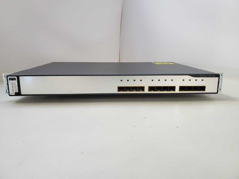 Cisco WS-C3750G-12S-S 12 SFP Ports Gigabit Switch 3750G-12S-S Q)