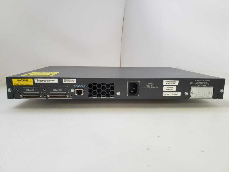 Cisco WS-C3750G-12S-S 12 SFP Ports Gigabit Switch 3750G-12S-S Q)