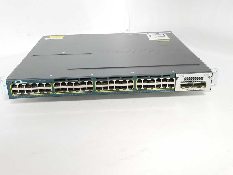 Cisco WS-C3560X-48PF-S 48-Port Gig PoE Switch w/ C3KX-NM-10G, 2x PSU _