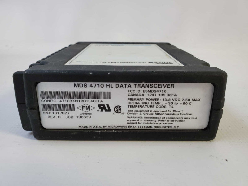 MDS 4710 Series Microwave Data Systems - MDS 4710 Transeiver Q(