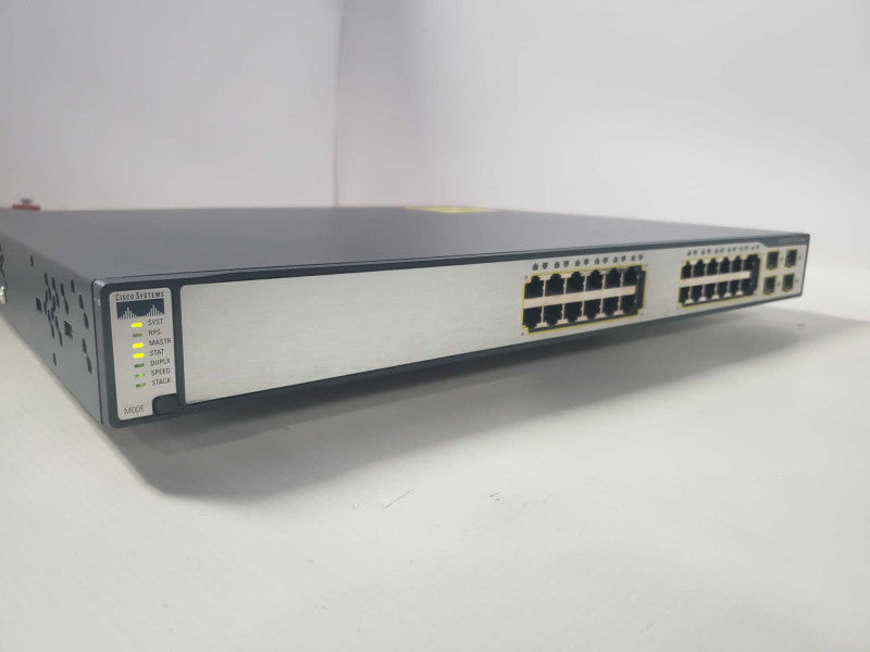 Cisco Catalyst 3750 Series WS-C3750G-24TS-S1U 24 Port Gigabit Network Switch )