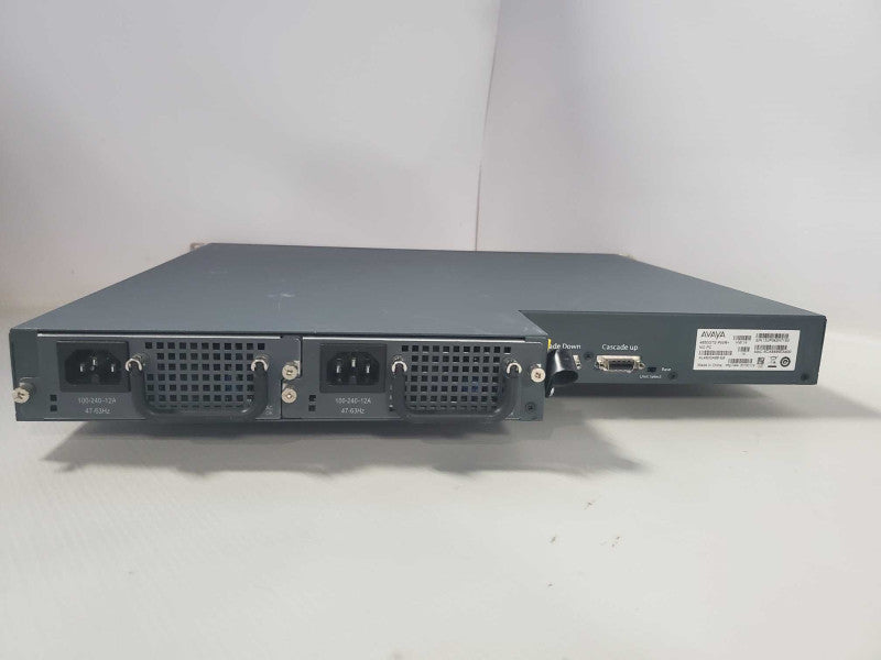 AVAYA 4850GTS PWR+ 48 Ports Rackmount Network Switch w/ 2x PSU Q)