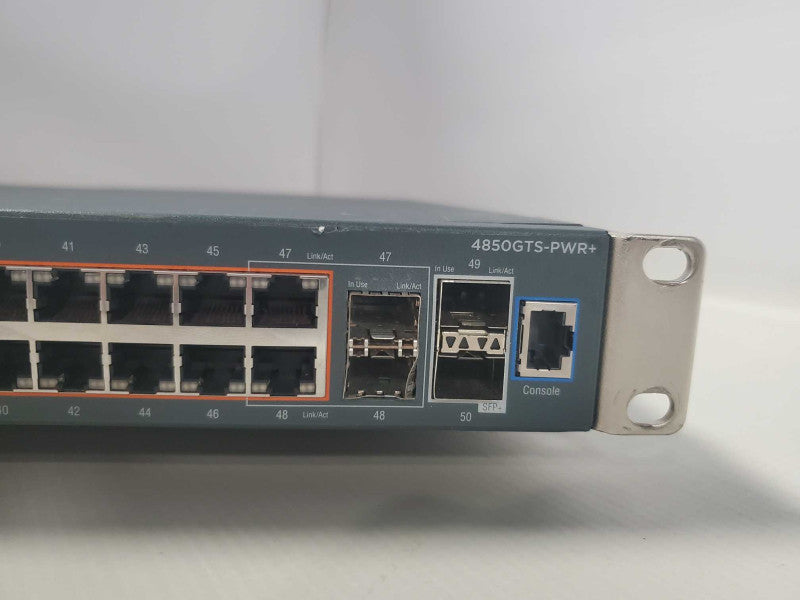 AVAYA 4850GTS PWR+ 48 Ports Rackmount Network Switch w/ 2x PSU Q)