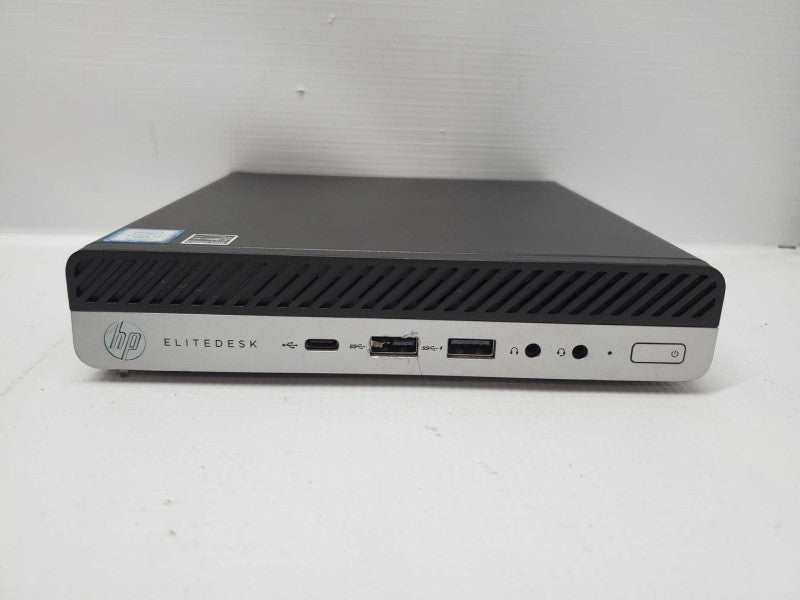 HP EliteDesk 800 G4 Mini PC i7-8700T @ 2.40GHz 8GB DDR4 NO HDD )
