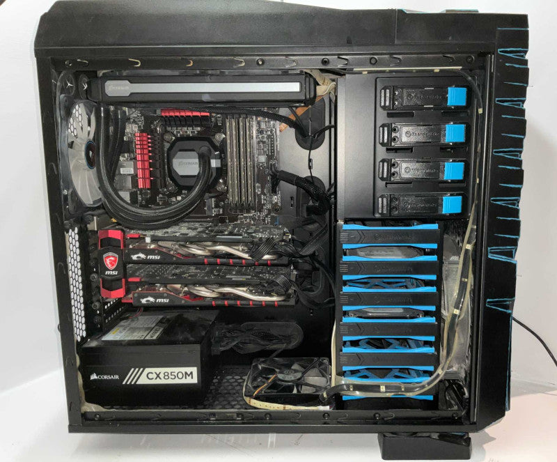 Custom MSI Gaming PC MSI Z87-GD65 Gaming MOBO i7-4790K 32GB RAM 2x GTX 970  -