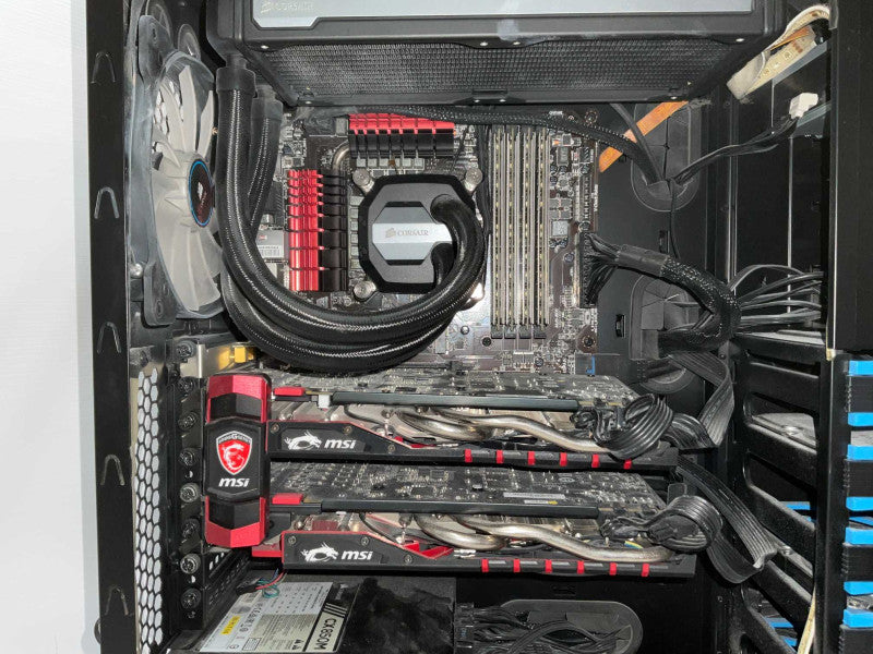 Custom MSI Gaming PC MSI Z87-GD65 Gaming MOBO i7-4790K 32GB RAM 2x GTX 970  -