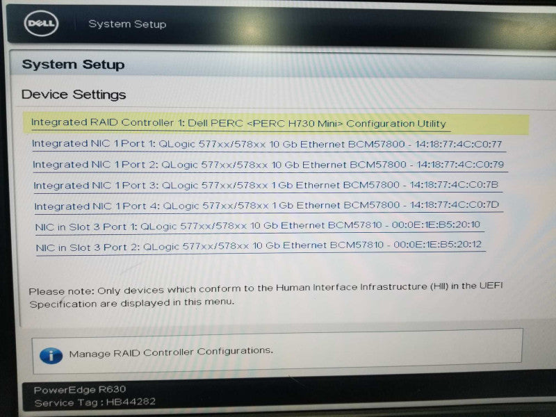 dell Poweredge R630 2x Xeon E5-2650 V3 @ 2.30ghz / 32gb ram / H730 Mini Raid #