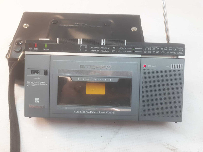 Vintage National RX-2700 Made in Japan AM/FM Cassette Radio