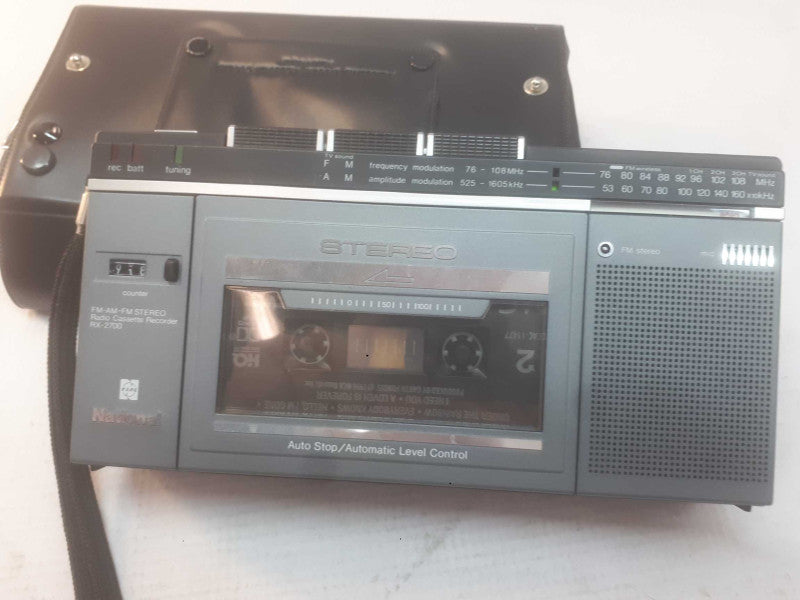Vintage National RX-2700 Made in Japan AM/FM Cassette Radio