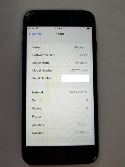 Apple iPhone 8 256GB Unlocked phone _