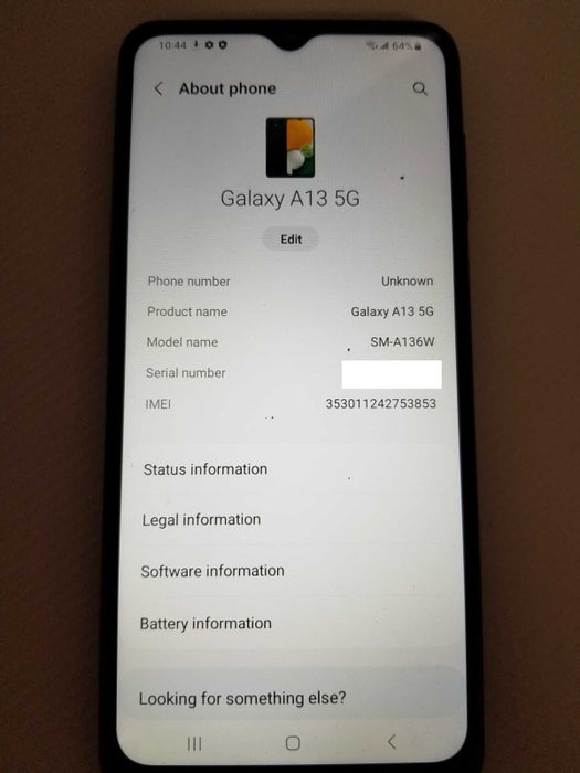 Samsung Galaxy A13 5G SM-A136W 64GB unlocked _