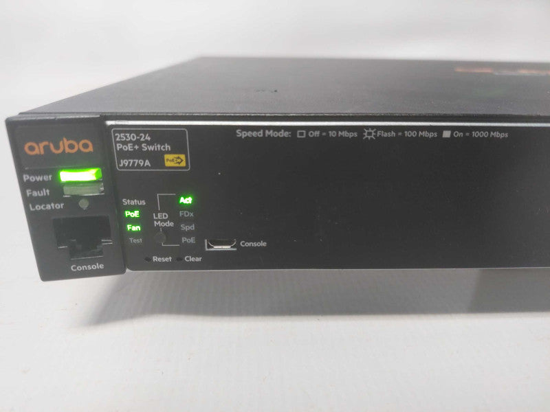 ARUBA 2530-24-POE+ J9779A, 24 PORTS RJ45 POE+, 2 GIGABIT PORTS RJ45/SFP
