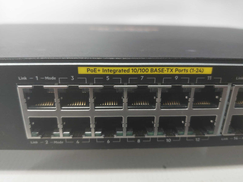 ARUBA 2530-24-POE+ J9779A, 24 PORTS RJ45 POE+, 2 GIGABIT PORTS RJ45/SFP