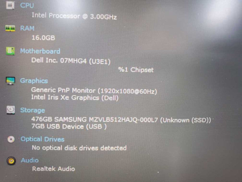 Dell Latitude 7420 14\\" Core i7-1185G7 @ 3.0 GHz 16GB DDR4 500GB SSD Q(