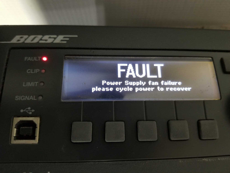 Bose Powermatch PM8500 Professional Power Amplifier FOR PARTS SOLD AS IS #