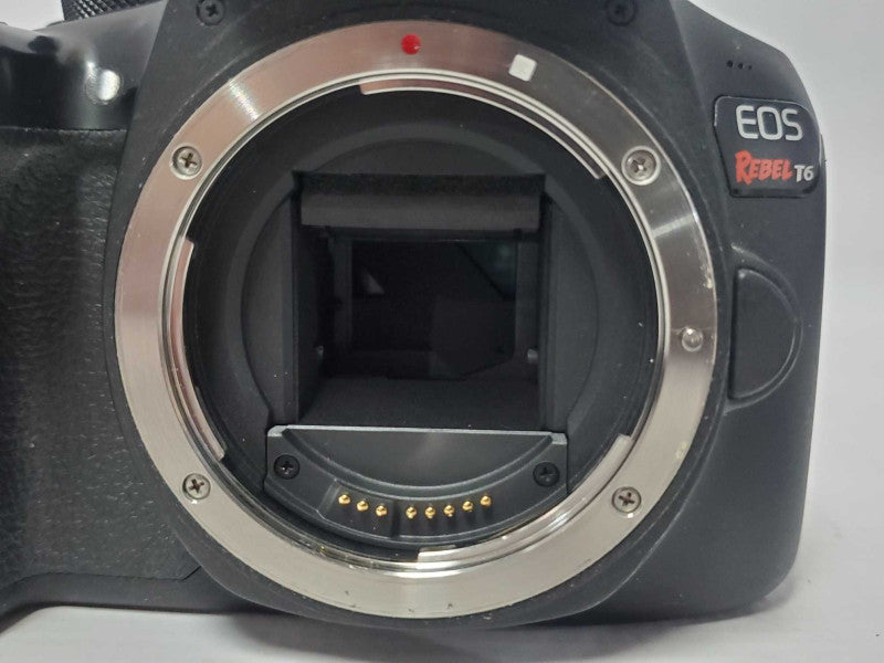 Canon EOS T6 24.2MP Digital Camera Body (AS-IS)|