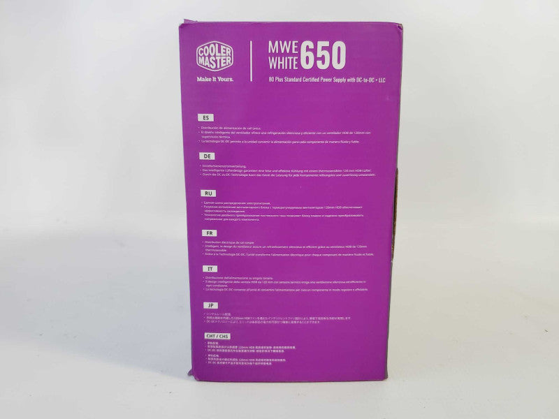 Cooler Master MWE 650 White 650W 80+ White PSU (