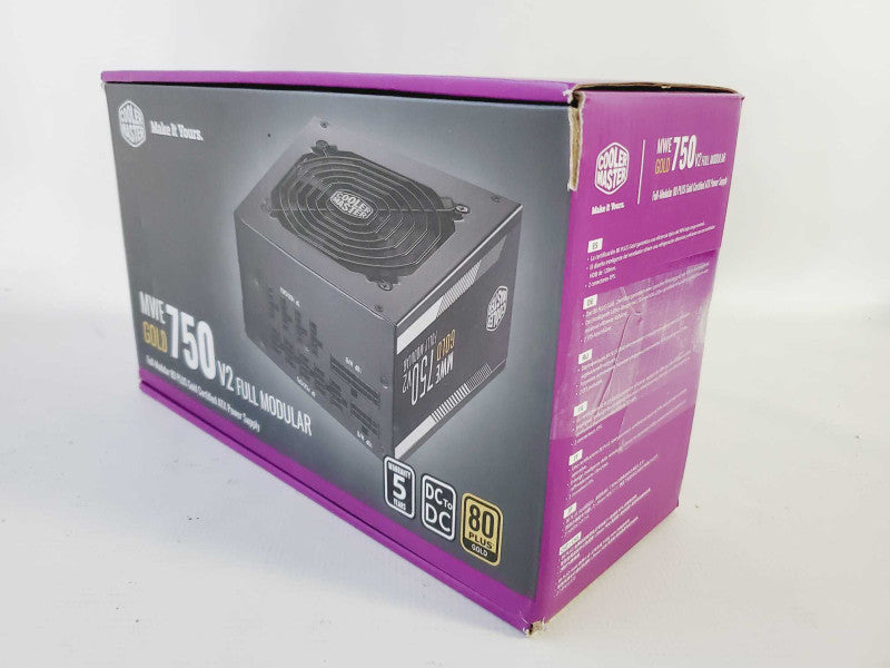 Cooler Master 750W Full Modular 80 Plus Gold ATX Power Supply (