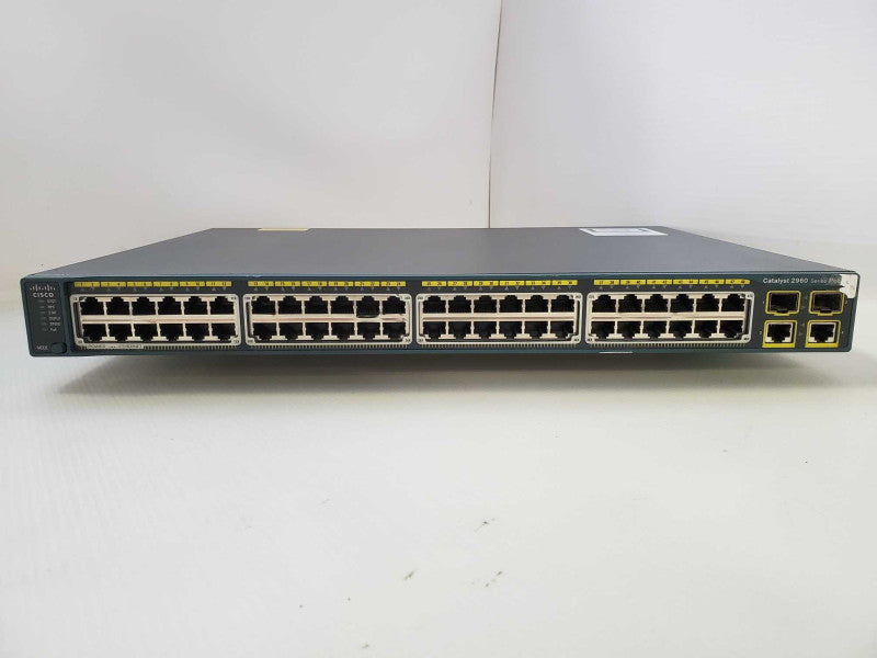 Cisco WS-C2960+48PST-L 48-Port PoE Network Switch Q)