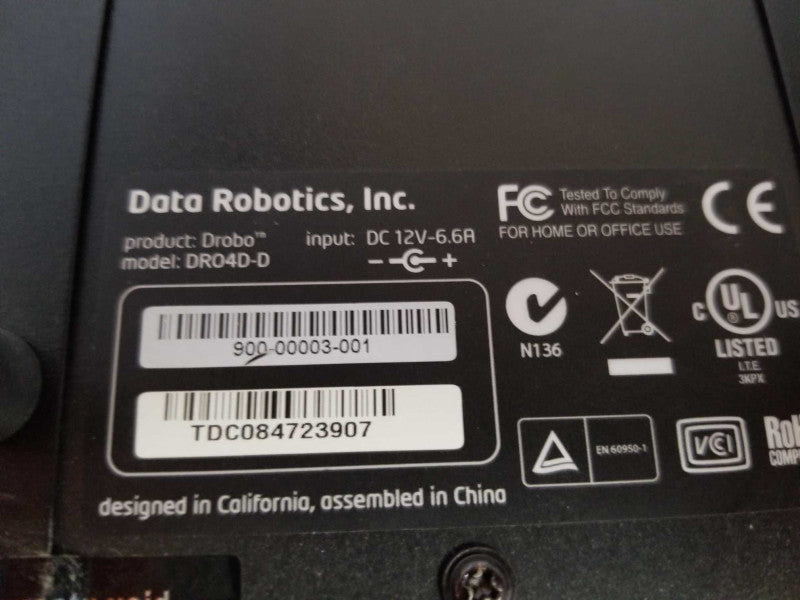 Drobo DR04D-D 4-Bay storage No HDD, Read _