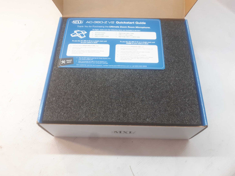 MXL AC-360-Z V2 USB 360Degrees Microphone for Zoom Rooms  Q