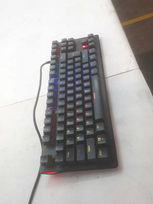 87 Keys RGB LED Backlit Mechanical Gaming Keyboard with 9 Lighting Modes
