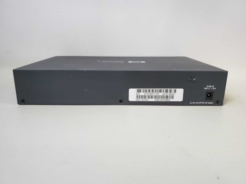HP ProCurve 2520-8 PoE Switch J9137A 8 Port, NO POWER SUPPLY )